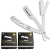 The Shave Factory Straight Edge Razor Kit (Steel Razor / 200 Derby Premium Single Edge Razor Blades) view 1