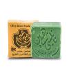 1 Pcs Nabulsi Soap Laurel Soap with Soap Green Olive Oil Laurel Soap Cold Pressed Glycerin Natural 100% Organic Moisturizing and Handmade Cleanser for all types of face, hair and body Free of chemicals (1pcs / 83 gm )    view 1