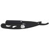 the shave factory Straight Edge Razor Kit - with Single | Stainless Steel razors for men from (Black / 200 Derby Professional Blades) view 4