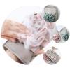 Zerodeko 3pcs Dual-Sided Exfoliating Bath Scrubber Mitts Shower Sponge Brush for Deep Cleaning Soft Easy Production for Home Use Light view 2