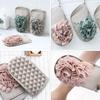 Zerodeko 3pcs Dual-Sided Exfoliating Bath Scrubber Mitts Shower Sponge Brush for Deep Cleaning Soft Easy Production for Home Use Light view 3