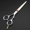 Professional Hair Cutting Shears, 5.5 Inch Professional Japan 440c Steel Red Gem Hair Scissors Cutting Barber Tools Haircut Thinning Shears Hairdresser Scissors (Color : Cutting scissor) view 1