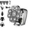 Head Shavers for Bald Men, 9D Shaver for Bald Men 6-in-1 with Nose/Body Trimmer Floating Head Electric Shaver Wet/Dry LED Display Mens Grooming Kit view 1