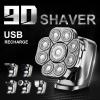 Head Shavers for Bald Men, 9D Shaver for Bald Men 6-in-1 with Nose/Body Trimmer Floating Head Electric Shaver Wet/Dry LED Display Mens Grooming Kit view 2