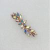 Faship Multicolors AB Rhinestone Crystal Small Floral Hair Barrette Clip view 3