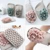 Cabilock 9 Pcs Double Sided Bath Towel Exfoliator Remover Gloves Kids Bath Gloves Mesh Pouf Shower Ball Gloves for Cleaning Body Scrub Gloves Back Skin Care Pe Material Rub Mud view 3