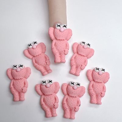 KAWS 3D Nail Charm - Pink Color