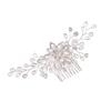 KALLORY Hair Comb Handmade Wedding Headdress for Women Chic Party Accessories for Brides and Special Occasions Unique Bridal Hair Comb Distinctive Craftsmanship view 1