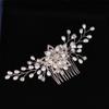 KALLORY Hair Comb Handmade Wedding Headdress for Women Chic Party Accessories for Brides and Special Occasions Unique Bridal Hair Comb Distinctive Craftsmanship view 2