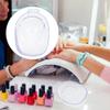 LALAFINA 2pcs Tools Accessories Bowl, or Soaking Remover Removers Polish for Home Polishing Bowls Art Kit Manicure Use Removing Tool Lightweight Gel off Containers Salon Spa Transparent view 2
