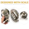 KALLORY 2Pcs Hair Dye Mixing Cups with Measuring Scale Professional Hair Color Bowls for Salon and Home Use Durable Pp Material Easy to Clean HairColor Tint Shaker view 4