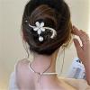 Aphro 2022 Ins Style Elegant Hairpin, Pearl Hair Claw, Butterfly Hair Clip, Trendy Pearl French Hair Barrettes Ins Styling Hair Clips Strong Hold Hair Jaw Clips for Women Girls (#1) view 1