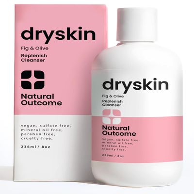 natural outcome Face Wash for Dry Skin Types | Gentle Facial Cleanser Restores Skins Moisture| Hydrating Face Wash with Fig and Olive | for Dry and Sensitive Skin Types 8 oz