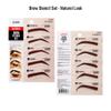 Kiss New York Professional Instant Brow Stamp and Stencil Kit Powder Stamp Eyebrow Shaping Kit (Stencil-Natural) view 2