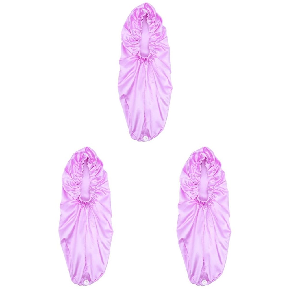 FOMIYES 3pcs Sleep Hair Wrap Satin Sleep Cap Long Bonnet for Braids Hair Cover