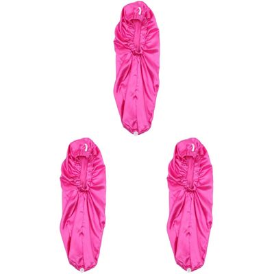 FOMIYES 3pcs Satin Sleep Cap with Elastic Band for Braids and Dreadlocks Comfortable Hair Cover for Women for Sleeping and Hair at Night
