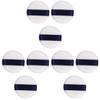 minkissy 9pcs Face Powder Puff Makeup Setting Sponge for Face Fleece Natural Powder Application for Foundation view 1