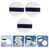 minkissy 9pcs Face Powder Puff Makeup Setting Sponge for Face Fleece Natural Powder Application for Foundation view 3