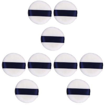 FOMIYES 9pcs Fluffy Makeup Powder Puff Talc Applicator for Foundation Blush Concealer Skin-friendly Gentle