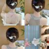 Aphro 2022 Ins Style Elegant Hairpin, Pearl Hair Claw, Butterfly Hair Clip, Trendy Pearl French Hair Barrettes Ins Styling Hair Clips Strong Hold Hair Jaw Clips for Women Girls (#3) view 2