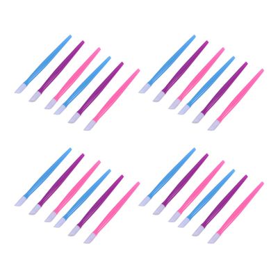 minkissy 108pcs Nail Art Cleaning Stick Plastic Nail Pusher Cleaning Tools Essential for Professionals Beginners Convenient Attractive Design