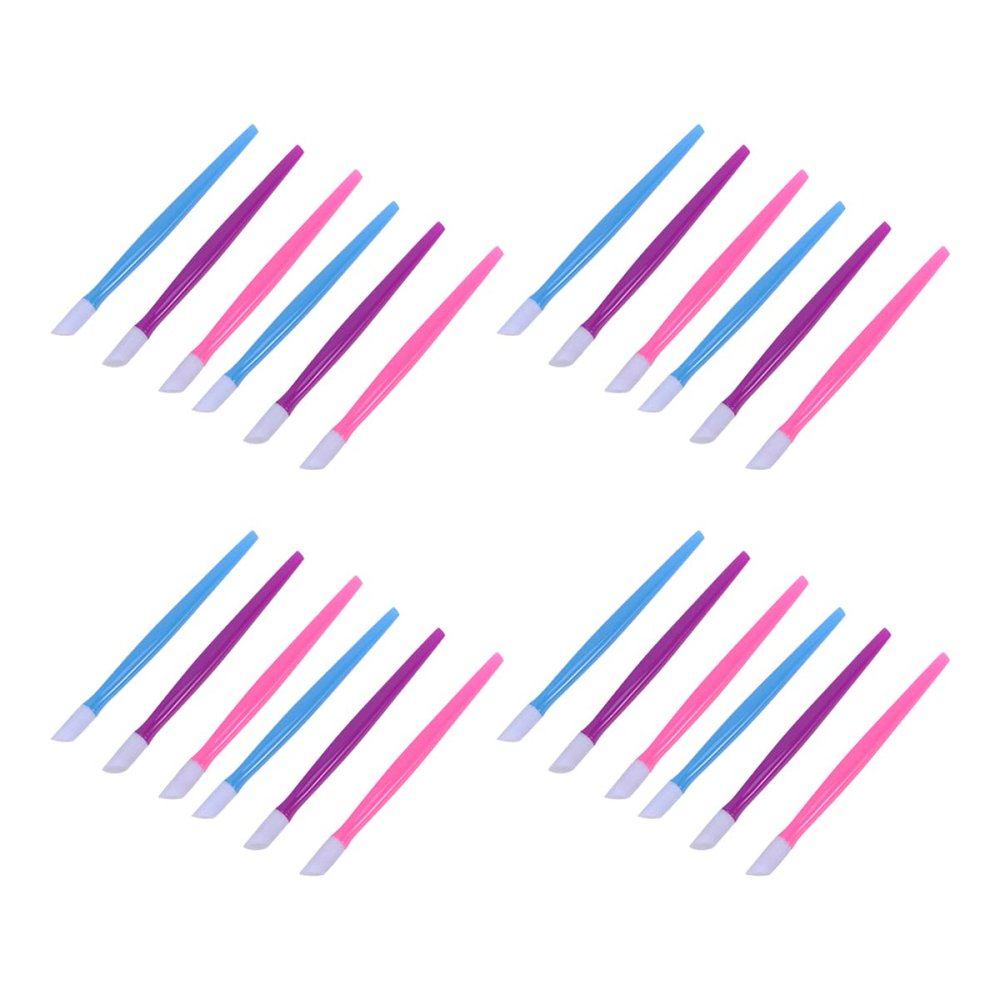 minkissy 108pcs Nail Art Cleaning Stick Plastic Nail Pusher Cleaning Tools Essential for Professionals Beginners Convenient Attractive Design