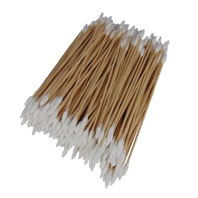 (Double Tapered) 200pc Type-III Weapon Cleaning Swabs, 6 Inch Double Sided Cotton Swabs