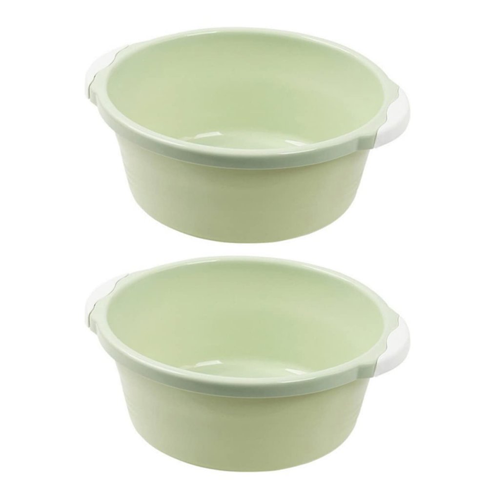 Cabilock Washbasins Bucket Foot Soak Tub 2pcs Foot Simple Size Household Home Plastic Medium Basin Bathroom Foot Soak Tub Foot Soak Tub Foot Soak Tub Foot Soak Tub Foot Soak Tub