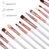Beaupretty 40pcs Wooden Makeup Brush Kit Eye Shadow Brushes for Makeup Foundation Smooth Handle for Daily Professional Use view 3