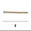 (Single Tapered) Type-III 200pc Weapon Cleaning Swabs, 6 Inch Double Sided Cotton Swabs (Single Tapered) view 2