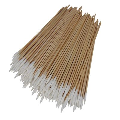 (Single Ultra Fine) 200pc Type-III Weapon Cleaning Swabs, 6 Inch Double Sided Cotton Swabs