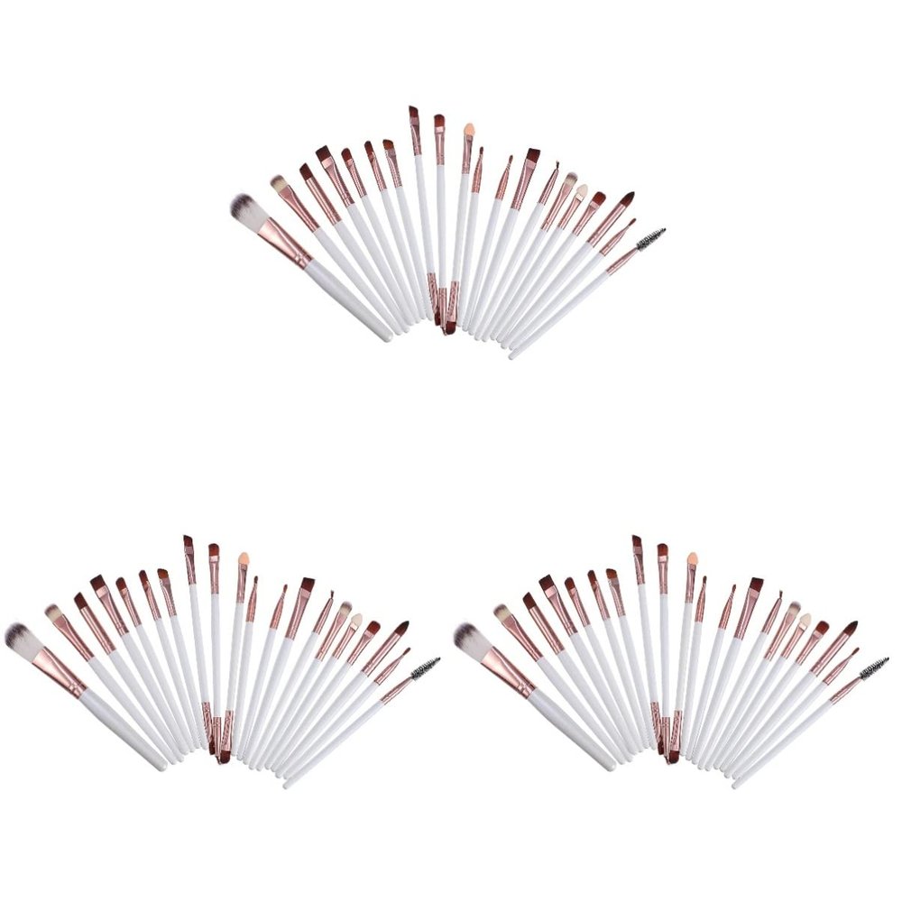 minkissy 60pcs Angled Concealer Brush Eye Shadow Sponge Applicators for Makeup Cosmetics Brush for Makeup Professional