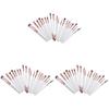 minkissy 60pcs Angled Concealer Brush Eye Shadow Sponge Applicators for Makeup Cosmetics Brush for Makeup Professional view 1