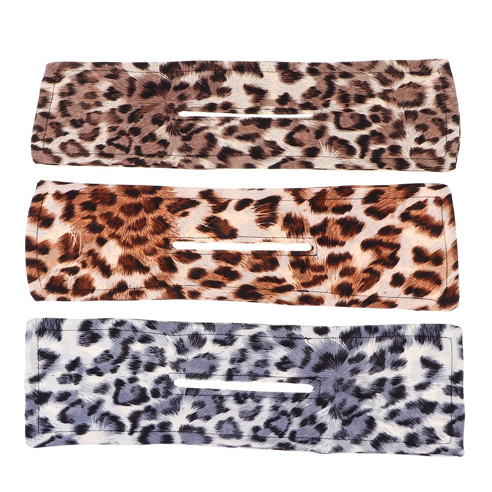 3pcs Fashion Bowknot Stretch Modern Bun Comfortable Flexible Styling Fast French Decor Head Tools Summer Ponytail Girls Headbands Diy Leopard Bands Accessories Hairstyle Women