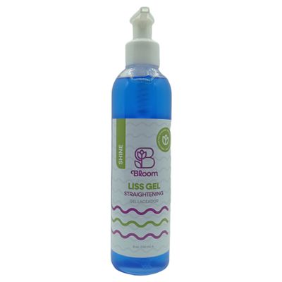 Bloom Hair Products - Liss-Gel - Gel Laceador - adds shine - brings softness - smooth hair - contains keratin - 8oz