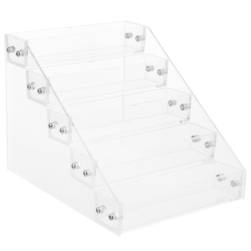 ULTECHNOVO 1pc Acrylic Nail Polish Organizer Multi Display Rack for Storage Stand Stylish Desktop Organizer for Manicurists and