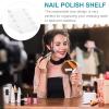 ULTECHNOVO 1pc Acrylic Nail Polish Organizer Multi Display Rack for Storage Stand Stylish Desktop Organizer for Manicurists and view 4