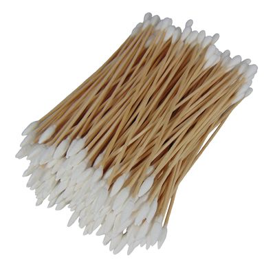 (Tapered and Regular) 200pc Type-III Weapon Cleaning Swabs, 6 Inch Double Sided Cotton Swabs
