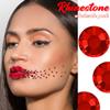 2880pcs SS10 2.8mm Red Nail Flatback Rhinestones bulk Nail Art Round K9 Glass Gems Beads Stones Diamonds Glitter Siam Red Nail Charms Round Jewels Gluefix for Nails Eye Makeup Clothes Shoes Crafts DIY view 2