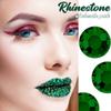 Emerald Green Nail Rhinestones 1440pcs SS20 Bulk Nail Art Round Flatback K9 Glass Gems Beads Stones Diamonds Glitter Gluefix for Nail Charms Jewels Accessories Crafts Eye Face Makeup Clothes Shoes DIY view 2