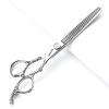6/7 inch professional hairdressing scissors set exquisite rose pattern hairdressing special scissors styling tool stainless steel multifunctional hairdressing set (7in Tooth.) view 1