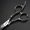 6/7 inch professional hairdressing scissors set exquisite rose pattern hairdressing special scissors styling tool stainless steel multifunctional hairdressing set (7in Tooth.) view 3