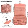 Pengxiaomei Toiletry Bag, Waterproof Hanging Cosmetic Bag Portable Travel Makeup Pouch Multi-function Handle Travel Bathroom Bag Stocking Stuffers for Women and Girls Christmas Gifts view 2