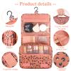 Pengxiaomei Toiletry Bag, Waterproof Hanging Cosmetic Bag Portable Travel Makeup Pouch Multi-function Handle Travel Bathroom Bag Stocking Stuffers for Women and Girls Christmas Gifts view 3
