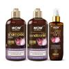 WOW Skin Science Onion Black Seed Oil Shampoo & Conditioner Treatment Set with Oil for Strong, Soft & Shine Hair for All, Dry, Damaged Hair Types, Sulfate, Paraben, Silicone Free view 1