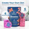 Shower Steamers Aromatherapy - Eucalyptus & Mint Shower Bath Bombs w/Essential Oils for Self Care and Relaxation | Birthday Gifts for Women, Men Who Have Everything view 2