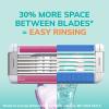 BIC EasyRinse Anti-Clogging Women's Disposable Razors for a Smoother Shave With Less Irritation*, Shaving Razors With 4 Blades, 6 Count view 4