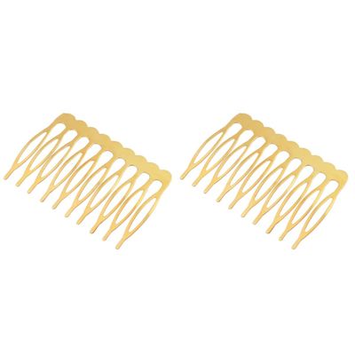 LALAFINA 60pcs Hair Clips Wire Combs Teeth Inserted Combs for Women Girls Elegant Headdress for Wedding Dinner
