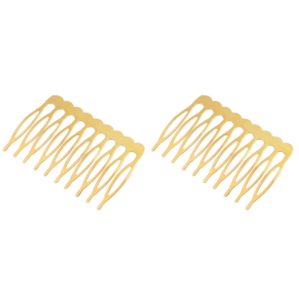 LALAFINA 60pcs Hair Clips Wire Combs Teeth Inserted Combs for Women Girls Elegant Headdress for Wedding Dinner