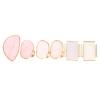 KALLORY Resin Tools 30pcs Drawing Trays for Mixing DIY Finger Polish Ring Accessory Color Cosmetic Holder Painting Adjustable Rings Resin Salon Manicure Marble Nail with Plate Pallet Nail Set Tool view 3